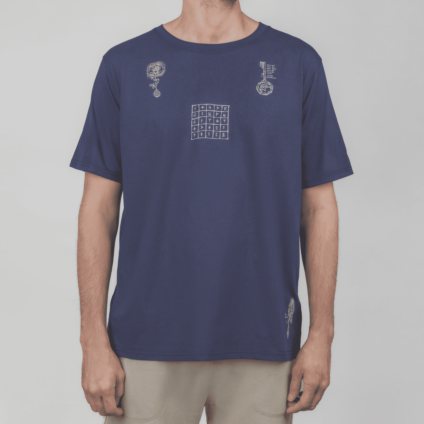 T-Shirt Keys To Knowledge Dark Blue