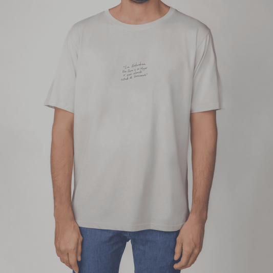 T-Shirt Nature Rules White Bone