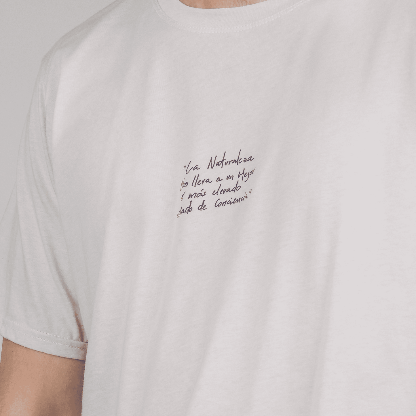 T-Shirt Nature Rules White Bone