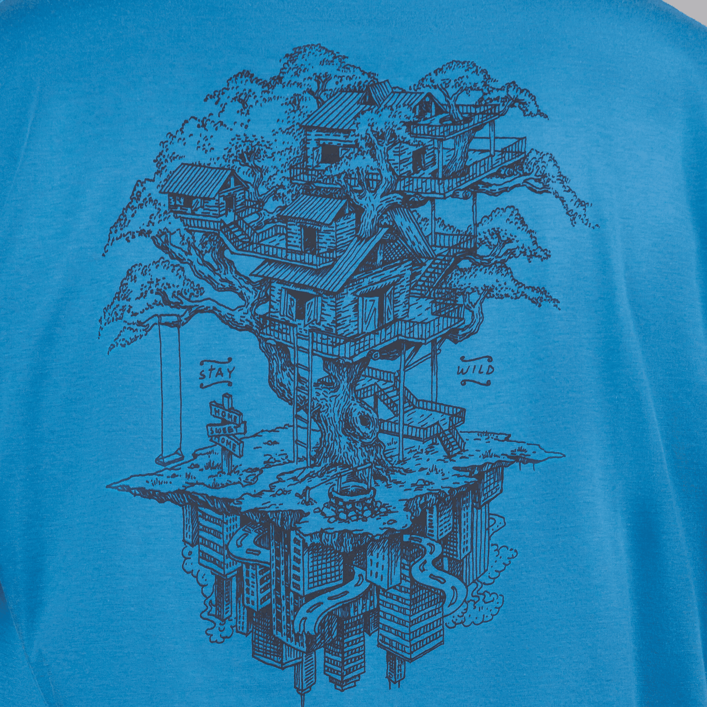 T-Shirt Nature Rules Blue